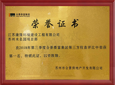 第三方檢查榮獲“第一名”